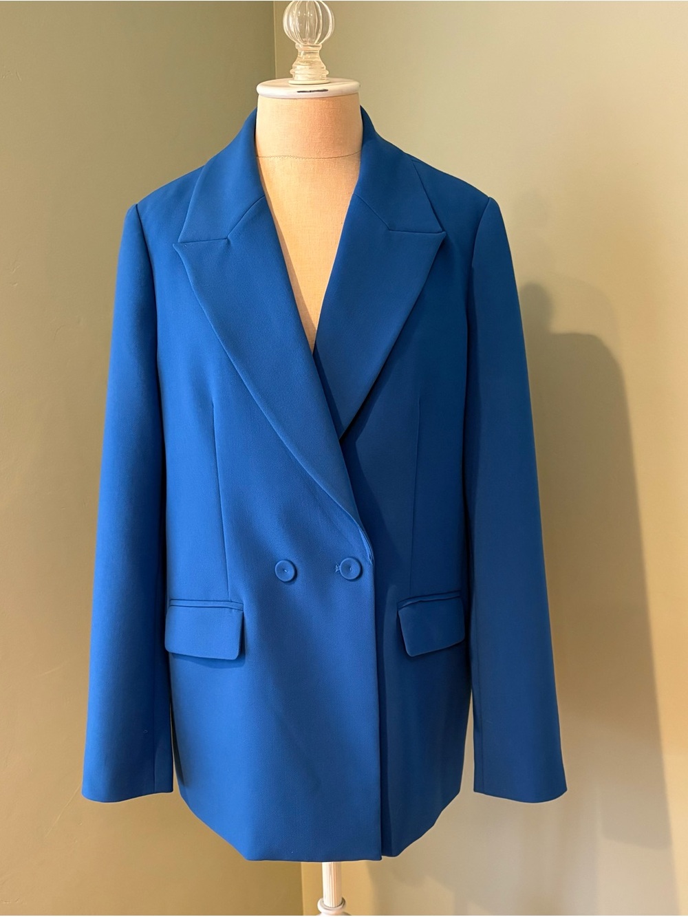 Favorite Daughter Royal Blue Double-Breasted Blazer